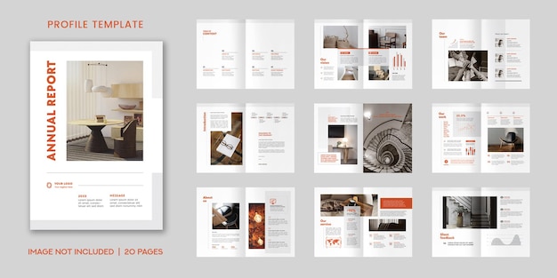 annual report profile template