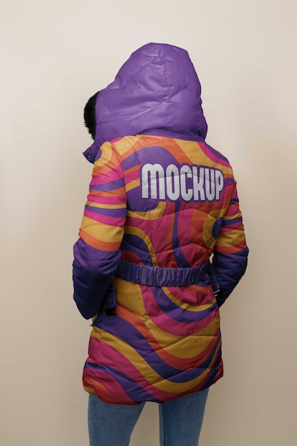 Anorak fashion mockup design