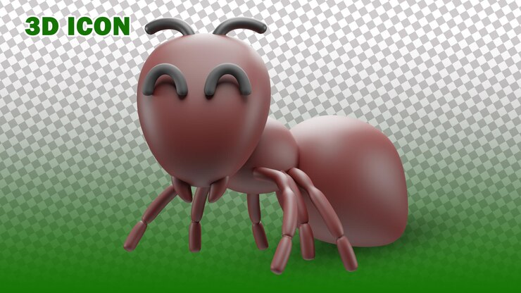 PSD ant 3d