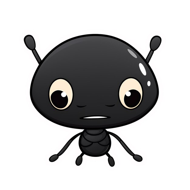 PSD ant backpack kawaii sticker png transparent file