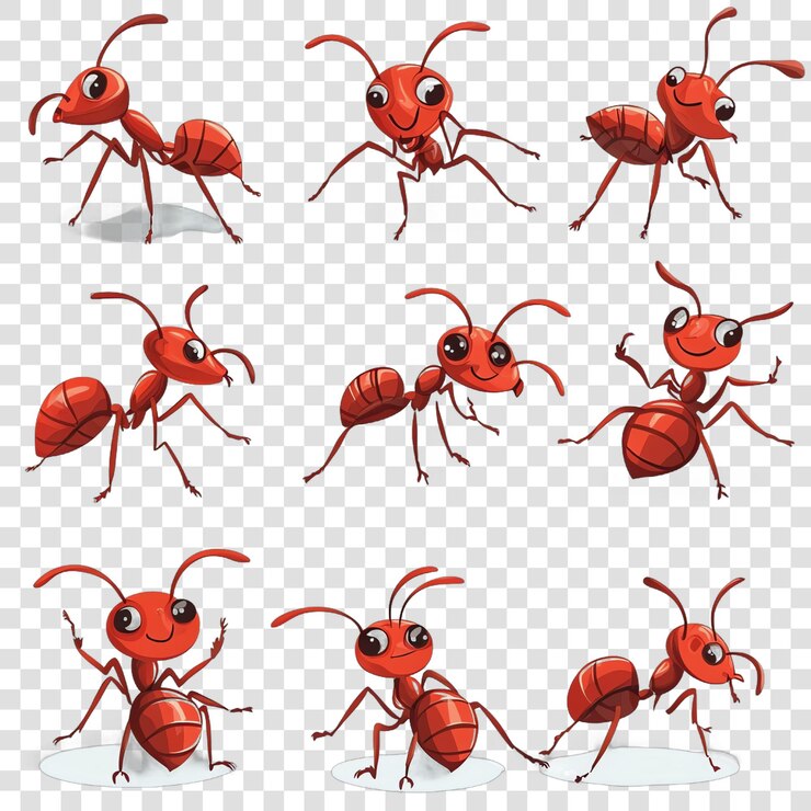PSD ant isolated on a transparent background