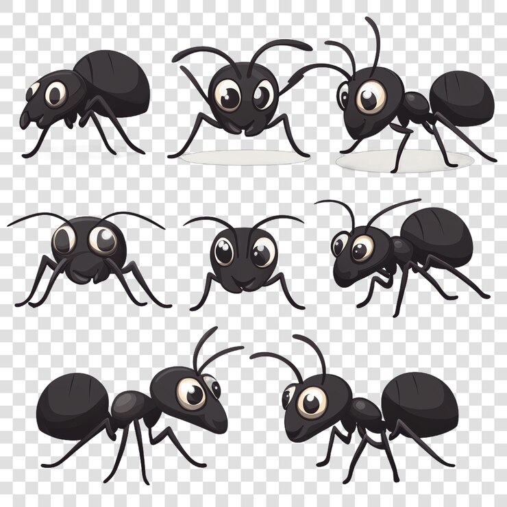 PSD ant isolated on a transparent background