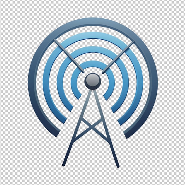 Antena icon on transparent background