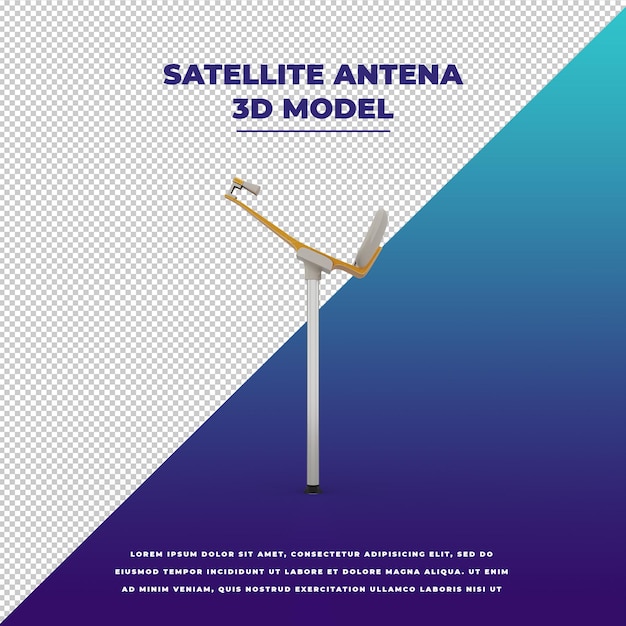 PSD antena satelitarna