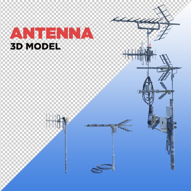 안테나 3d 모델