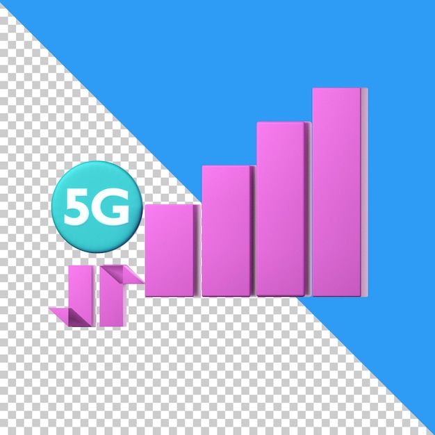 antenna signal icon isolated on the transparent background