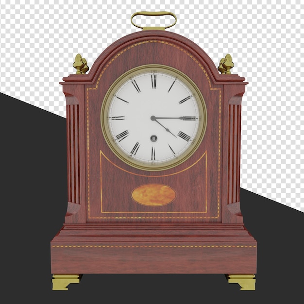 antique clocks 3d render