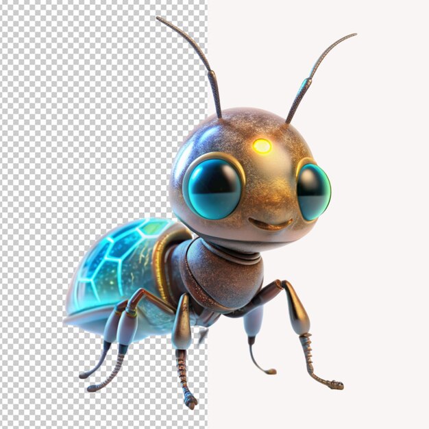 PSD antique futuristic ant