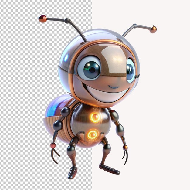 PSD antique futuristic ant