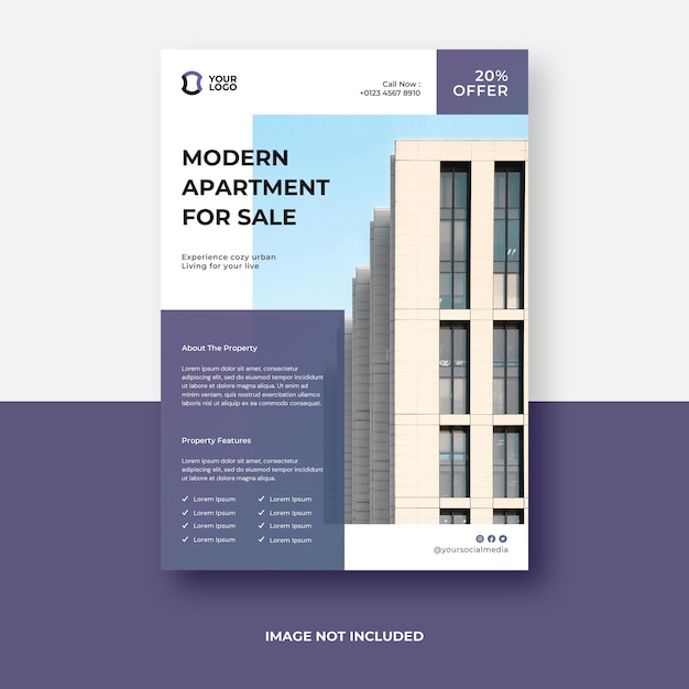 PSD apartment sale flyer