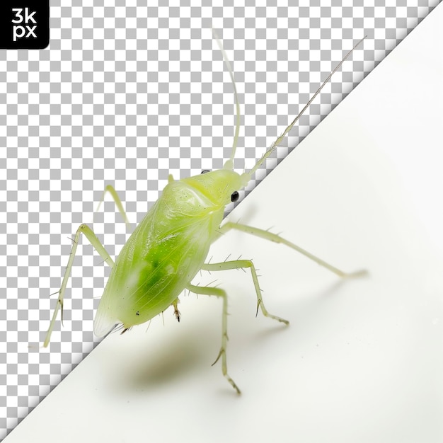 PSD aphid isolated on transparent background