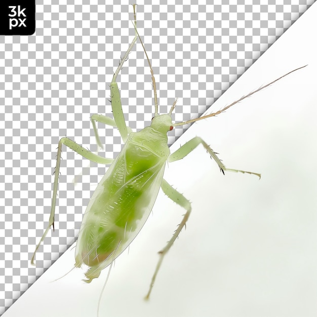 PSD aphid isolated on transparent background