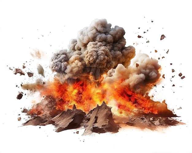 PSD apocalyptic blast a massive nuclear bomb explosion