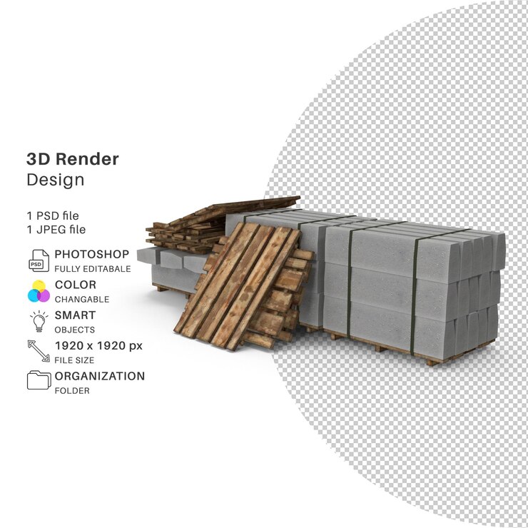 PSD appartment building 3d modeling psd file realistic building