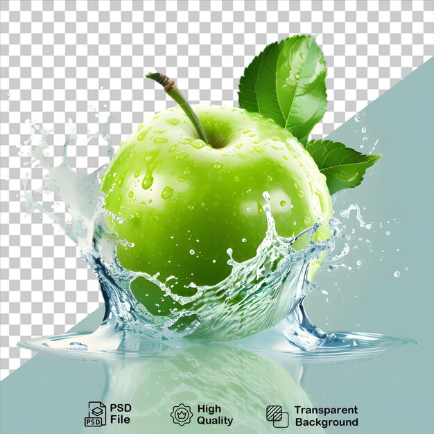 PSD appelfruit concept geïsoleerd op transparante achtergrond png-bestand opnemen