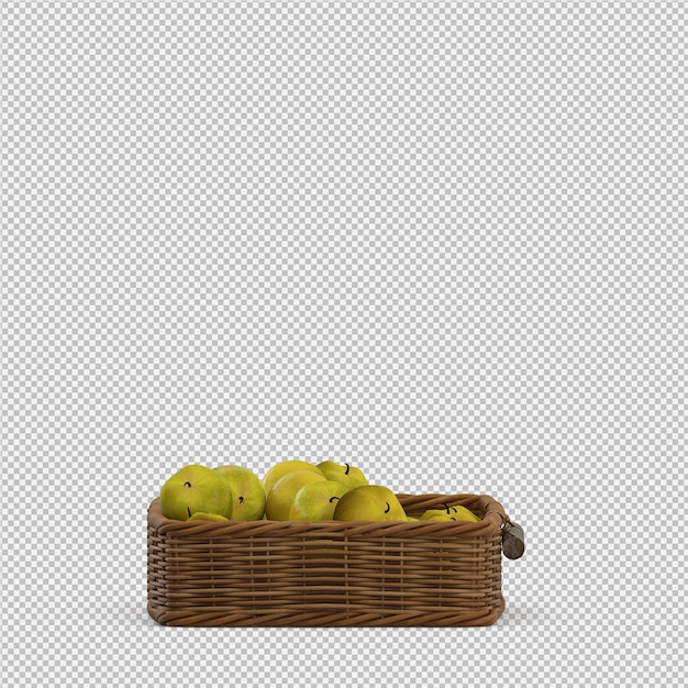 appels 3D render