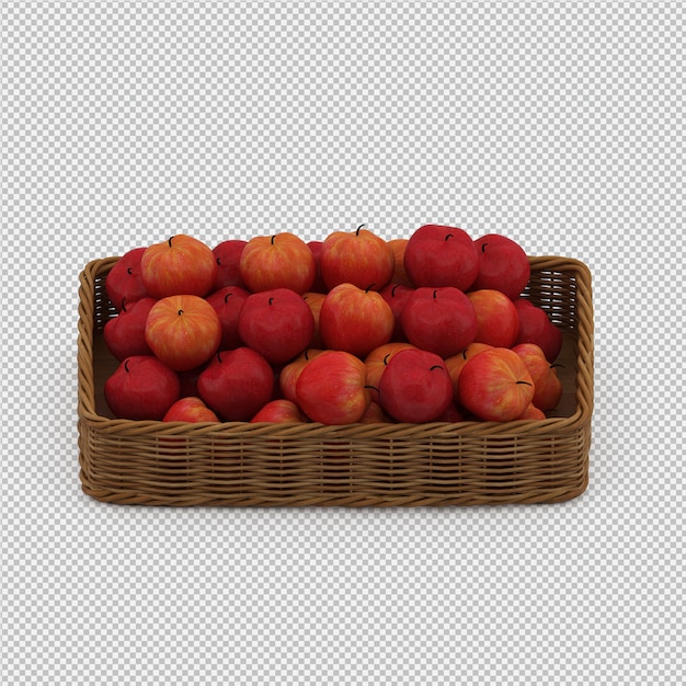 appels 3D render