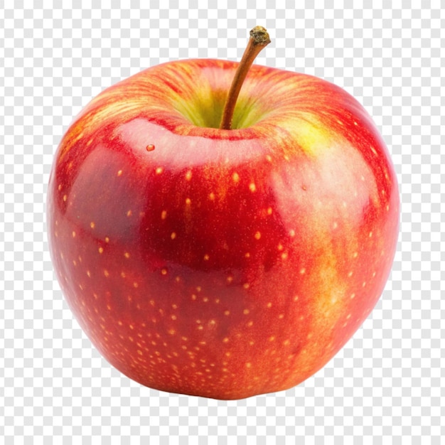 Appelvrucht geïsoleerd op een doorzichtige achtergrond