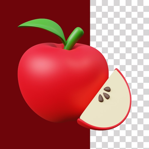 Apple 3d icon