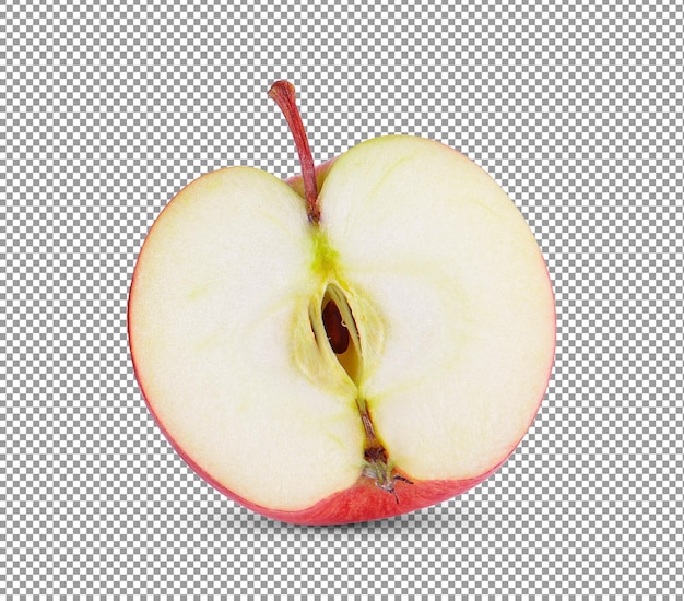 PSD apple on alpha layer background