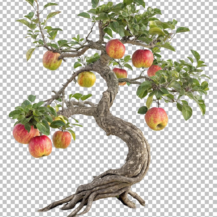 PSD アップルボンサイの木