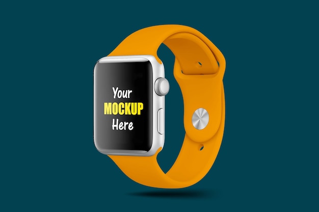 PSD apple smart watch mockup design psd template