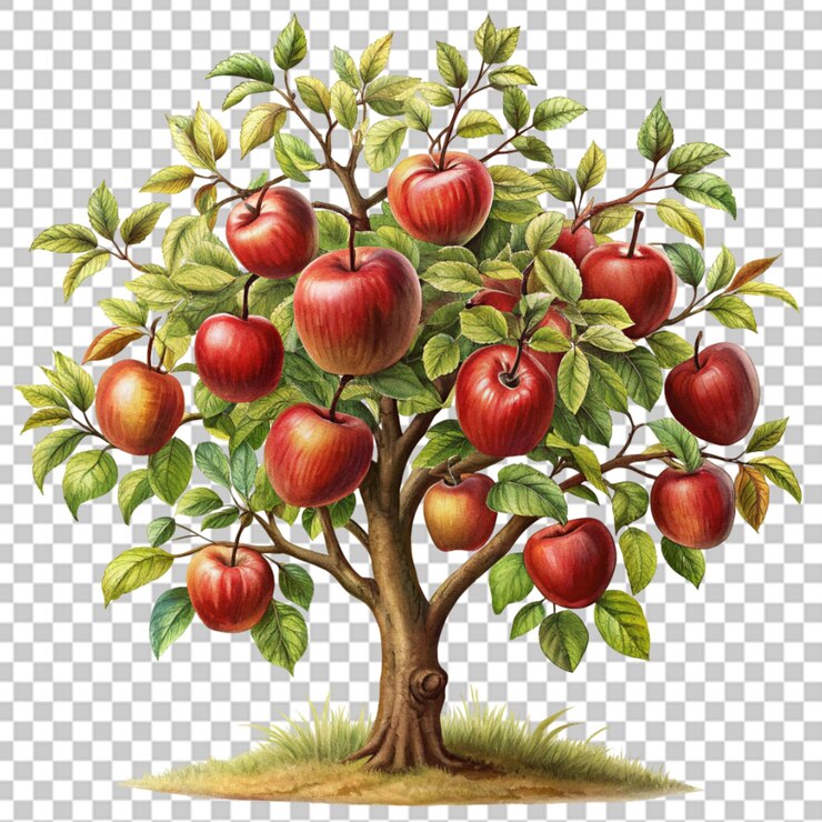 PSD apple tree
