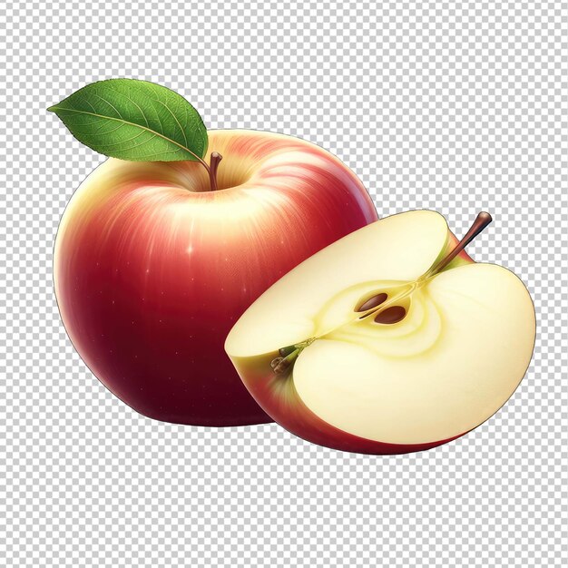 PSD apple variety collection png