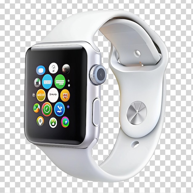 PSD a of apple watch sport on transparent background