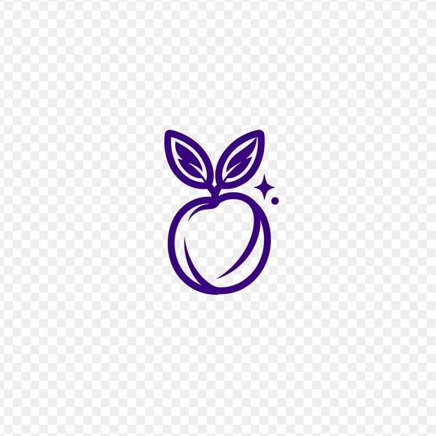 PSD an apple with a branch on it