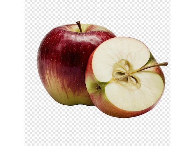 PSD an apple with the stem missing