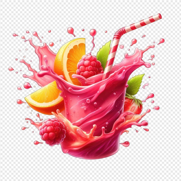 PSD apple zest fruit juice png