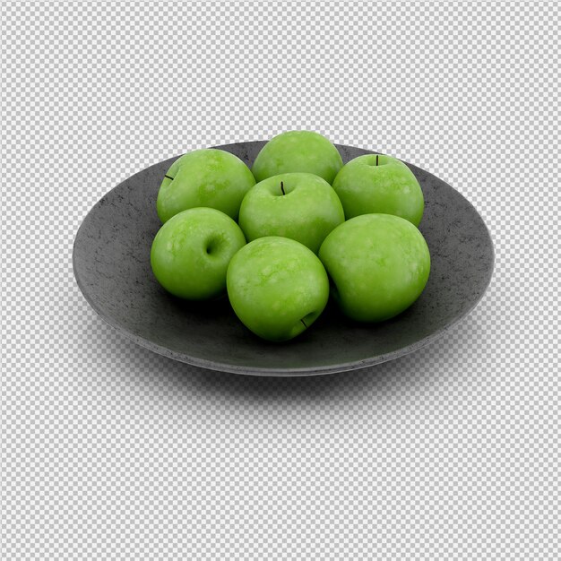 apples 3D render