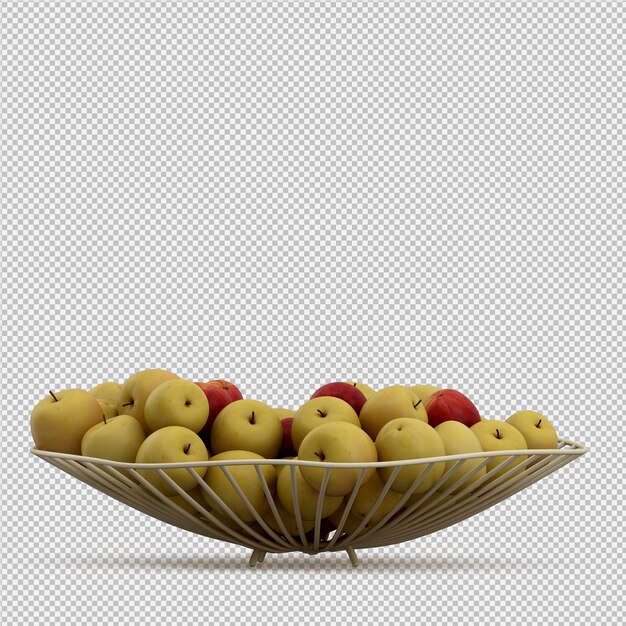 Apples 3d render