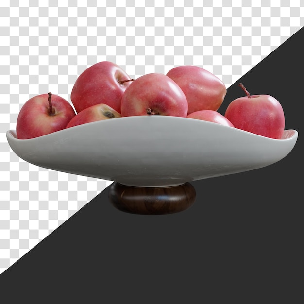 Apples on a tray