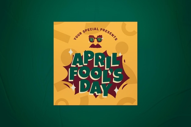 April fool's day instagram post