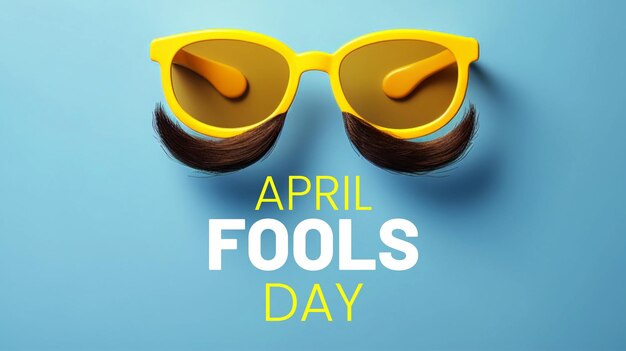 PSD april fools day grappige poster