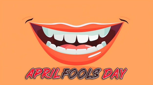 PSD april fools day speciale kaartje met een psd achtergrond