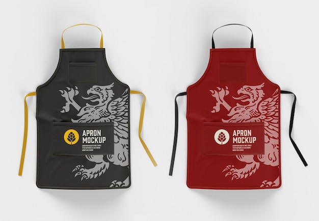 PSD apron mockup