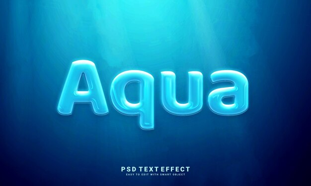 Aqua Text Effect