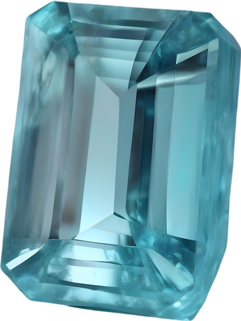 PSD aquamarine stone colorful gemstone clipart