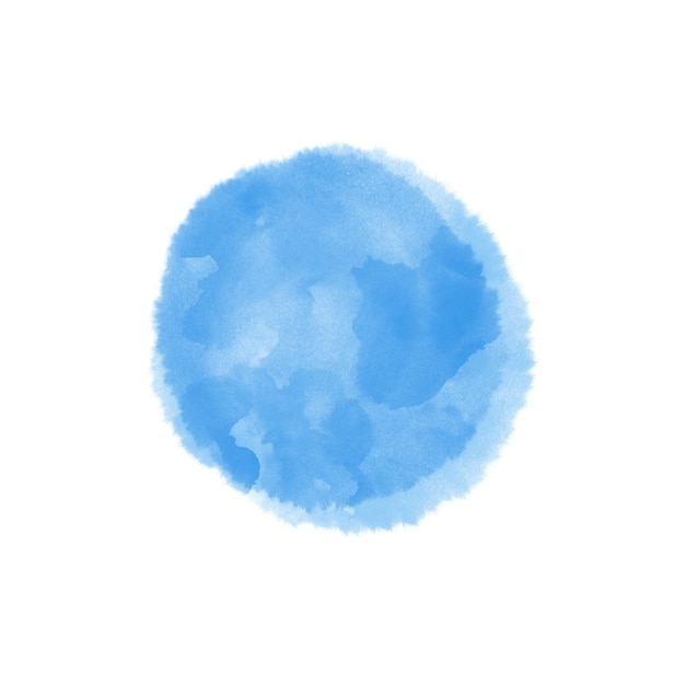 PSD aquarel vlek blauw