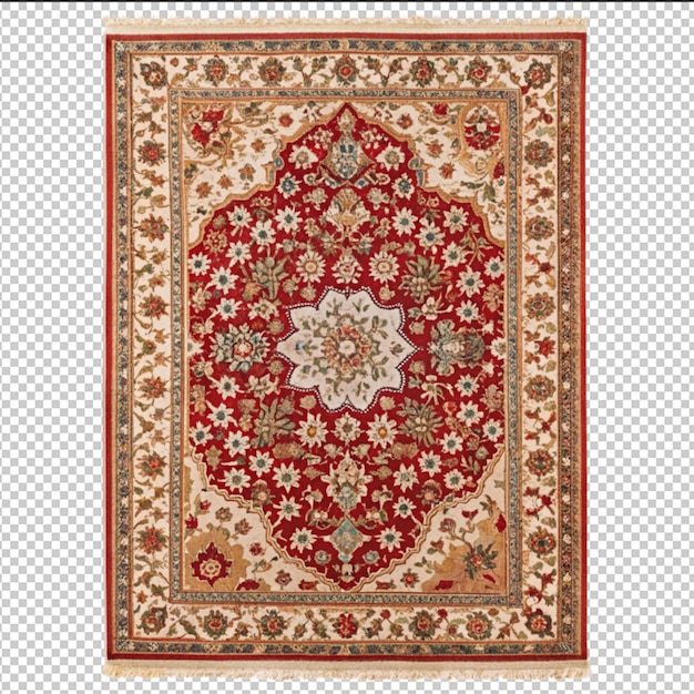 Arabic carpet isolated on a white background