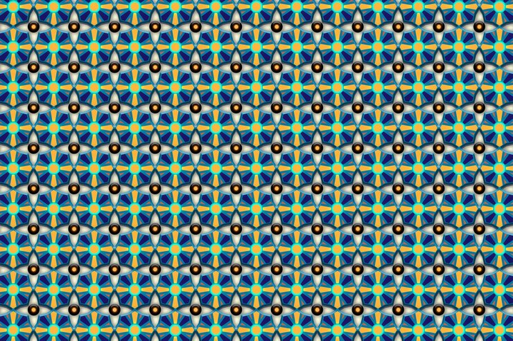 PSD arabic pattern background islamic ornament geometric 3d shape texture arabian