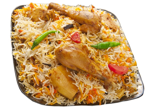 Arabische biriyanibhuna kip biryanichicken biryanikip zonder been biryanichicken biriyani