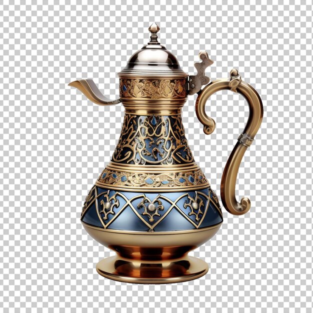 PSD arabische koffiepot png