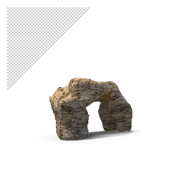 PSD arc mountain rock png