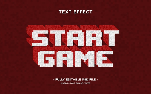 Arcade text effect
