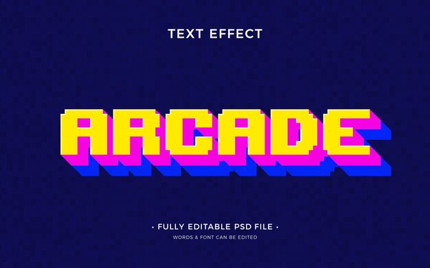 Arcade Text Effect