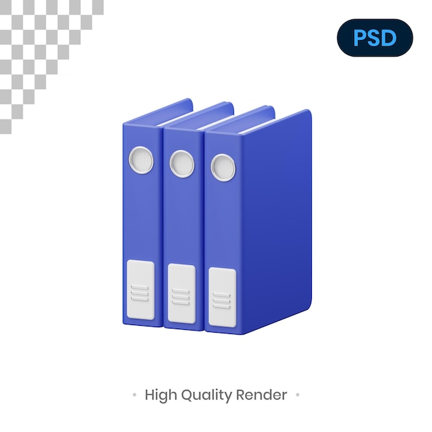 Archiwum Ikona 3d Premium Psd